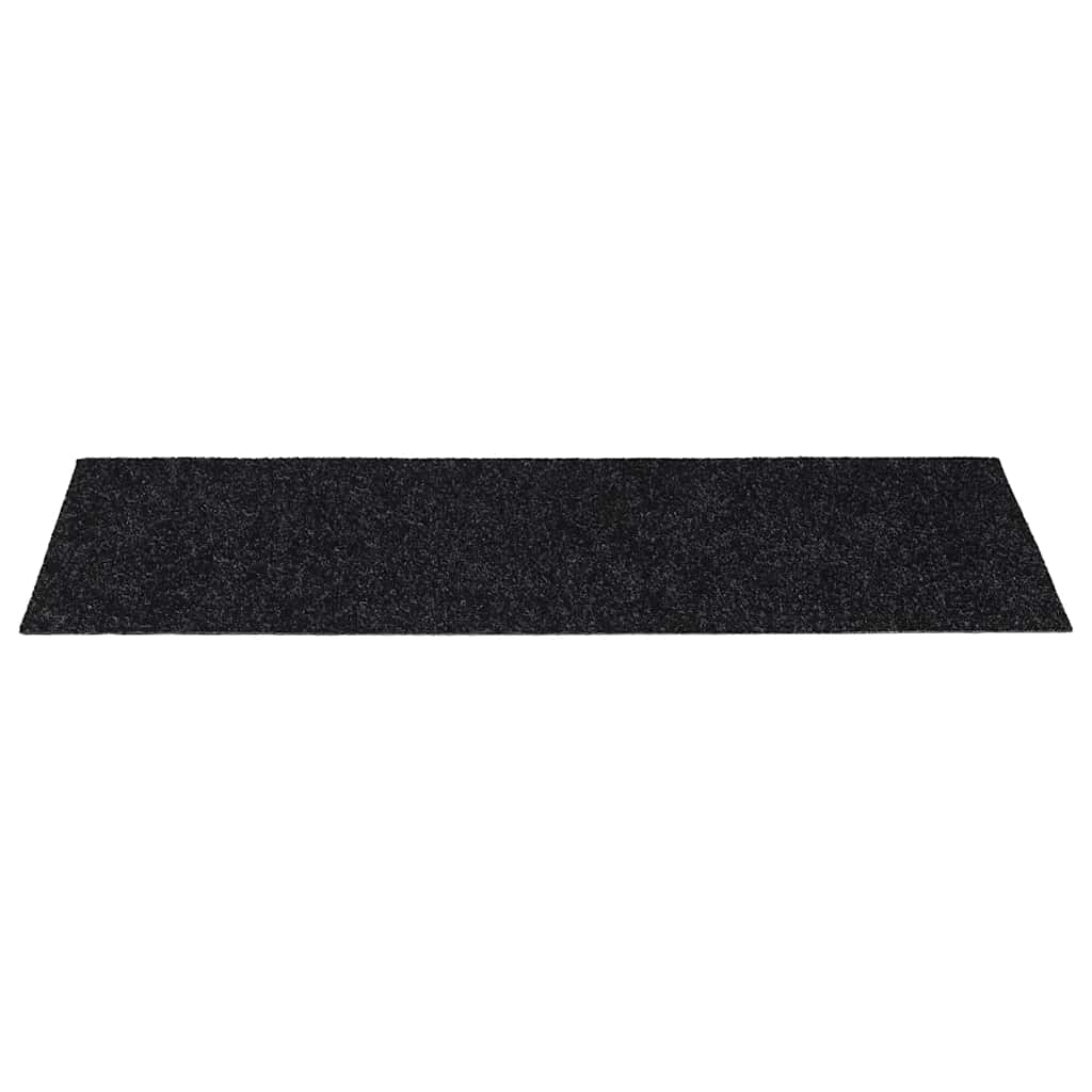 Tapis d'escalier auto-adhésifs 30 pcs noir 60x25 cm