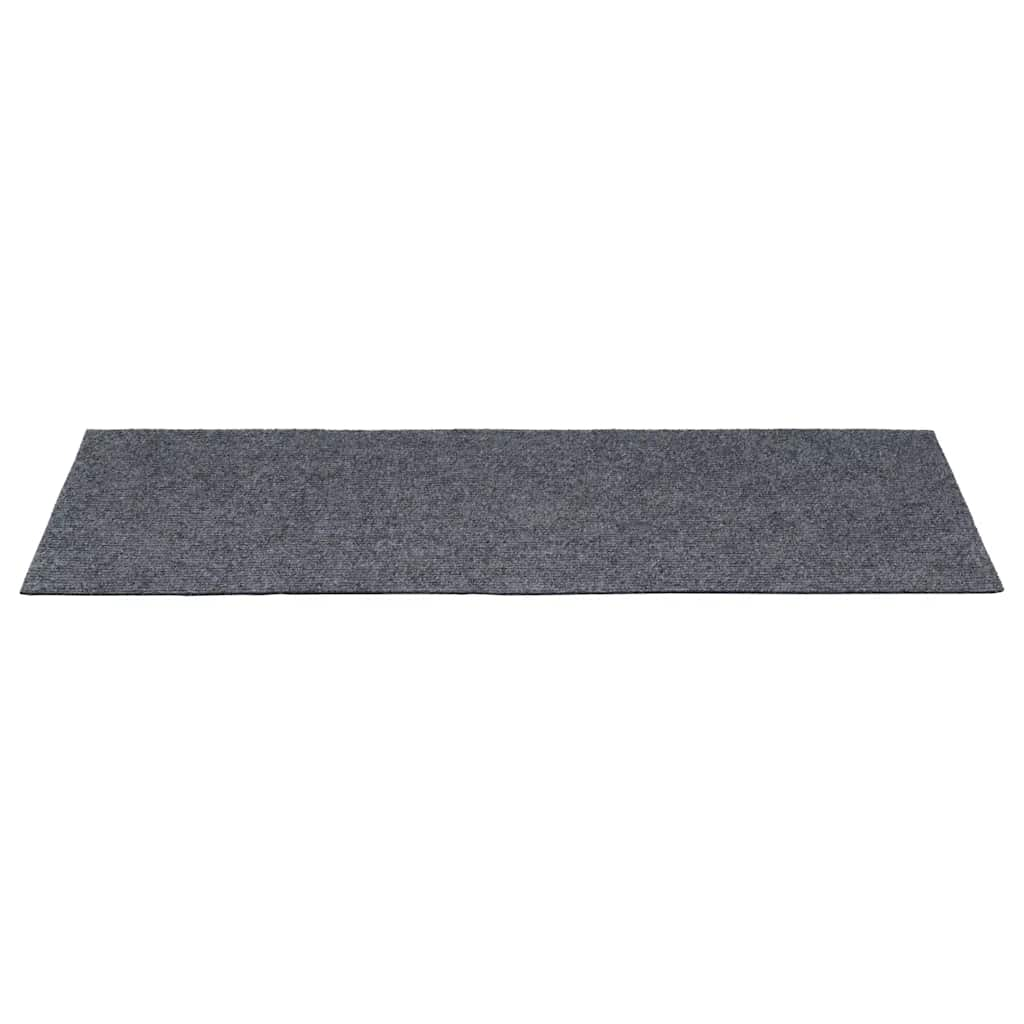 Tapis d'escalier auto-adhésifs 30 pcs gris 60x25 cm