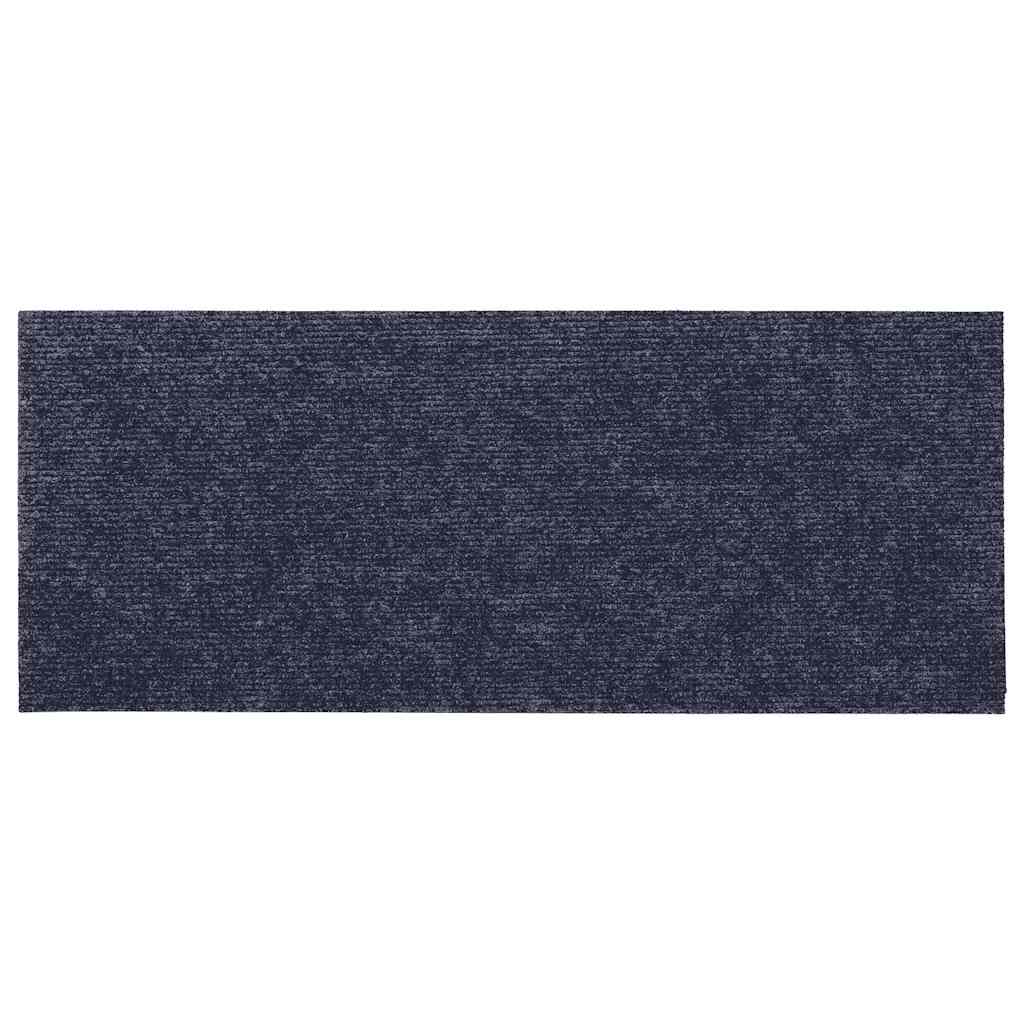 Tapis d'escalier auto-adhésifs 30 pcs gris bleu 60x25 cm