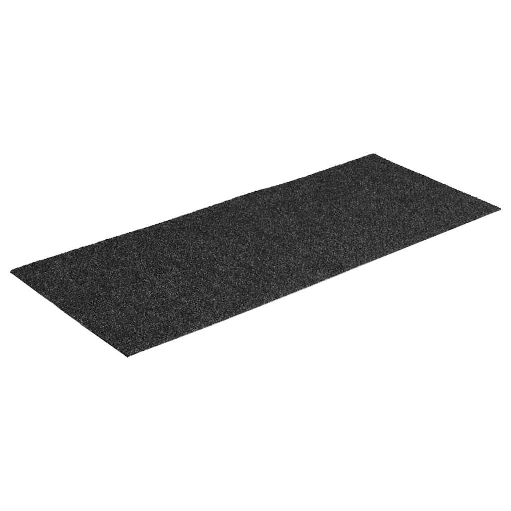 Tapis d'escalier auto-adhésifs 30 pcs anthracite 60x25 cm