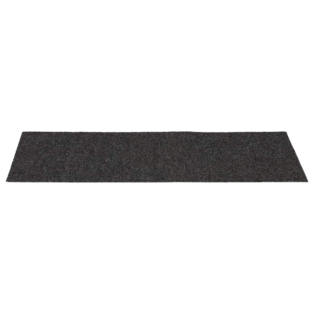 Tapis d'escalier auto-adhésifs 30 pcs anthracite 60x25 cm