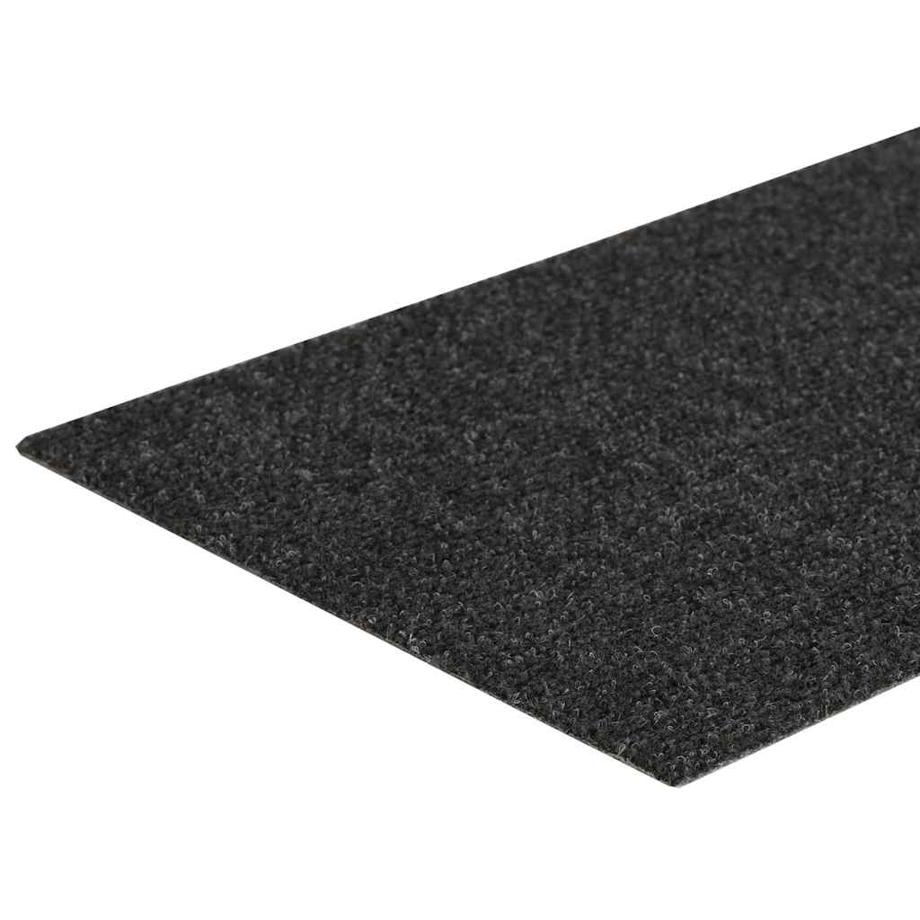 Tapis d'escalier auto-adhésifs 30 pcs anthracite 60x25 cm