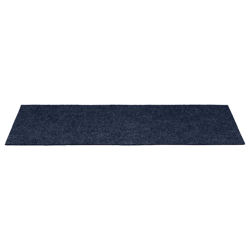 Tapis d'escalier auto-adhésifs 30 pcs bleu 60x25 cm