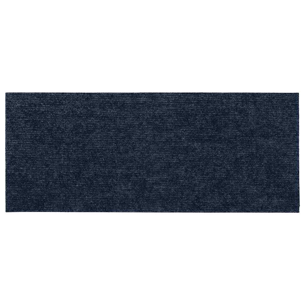 Tapis d'escalier auto-adhésifs 30 pcs bleu 60x25 cm