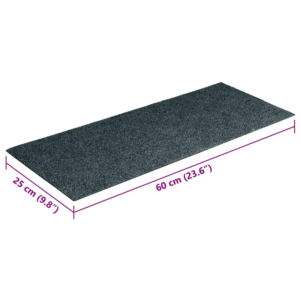 Tapis d'escalier auto-adhésifs 30 pcs vert 60x25 cm