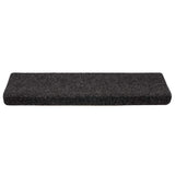 Tapis d'escalier autocollant 20 pcs noir 65x21x4 cm