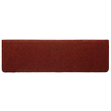 Tapis d'escalier autocollant 20 pcs rouge bordeaux 65x21x4 cm