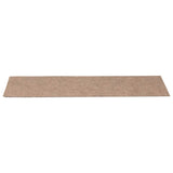 Tapis d'escalier auto-adhésifs 30 pcs marron clair 76x20 cm