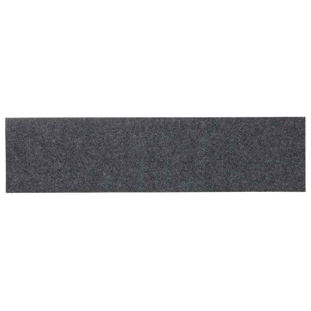 Tapis d'escalier auto-adhésifs 30 pcs gris clair 76x20 cm