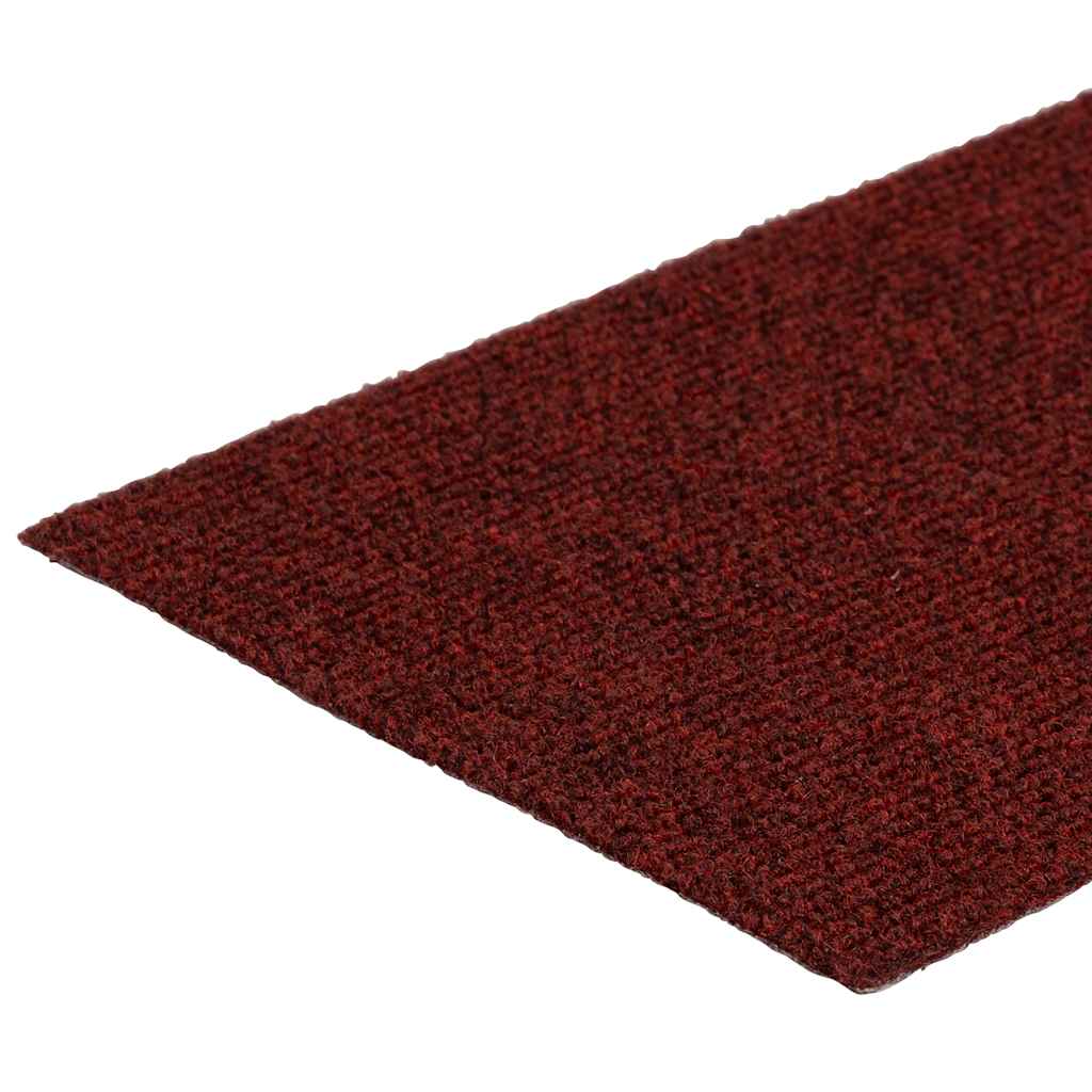 Tapis d'escalier auto-adhésifs 30 pcs rouge 76x20 cm