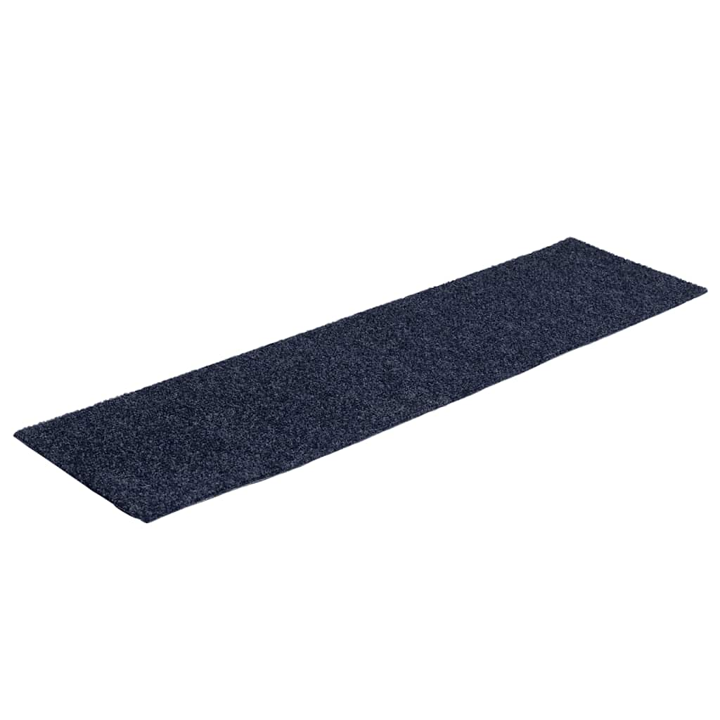 Tapis d'escalier auto-adhésifs 30 pcs gris bleu 76x20 cm