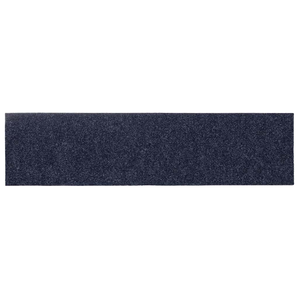 Tapis d'escalier auto-adhésifs 30 pcs gris bleu 76x20 cm