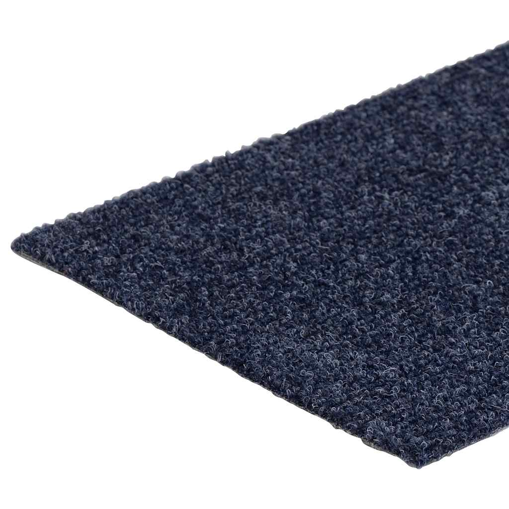 Tapis d'escalier auto-adhésifs 30 pcs gris bleu 76x20 cm