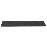 Tapis d'escalier auto-adhésifs 30 pcs anthracite 76x20 cm