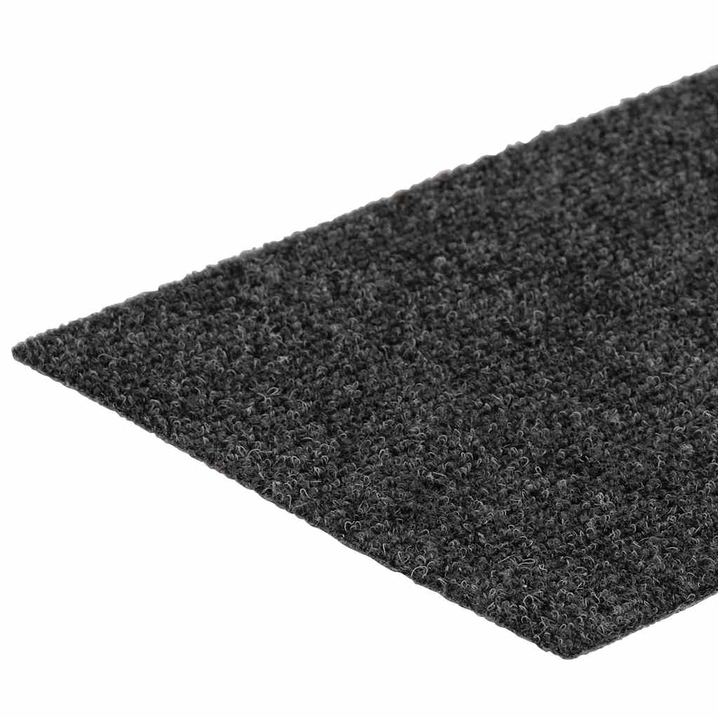 Tapis d'escalier auto-adhésifs 30 pcs anthracite 76x20 cm