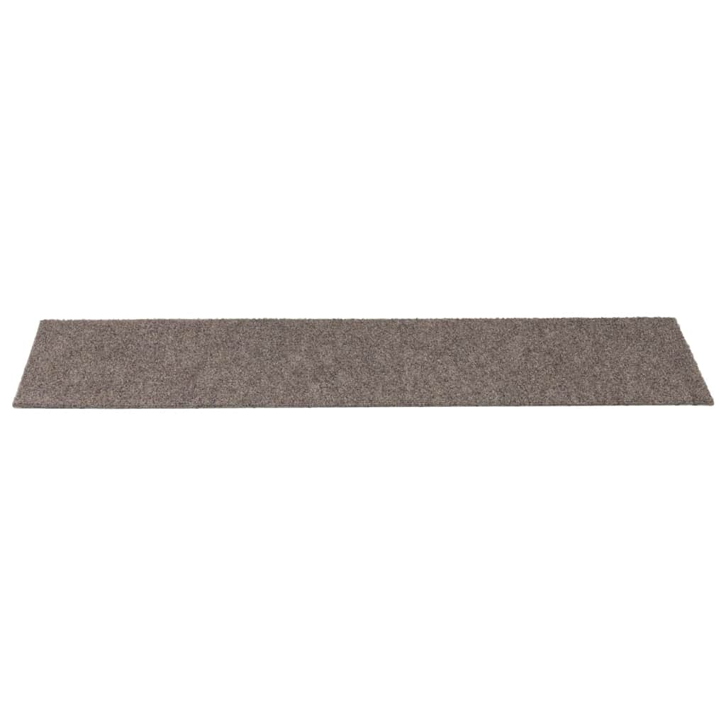 Tapis d'escalier auto-adhésifs 30 pcs crème 76x20 cm