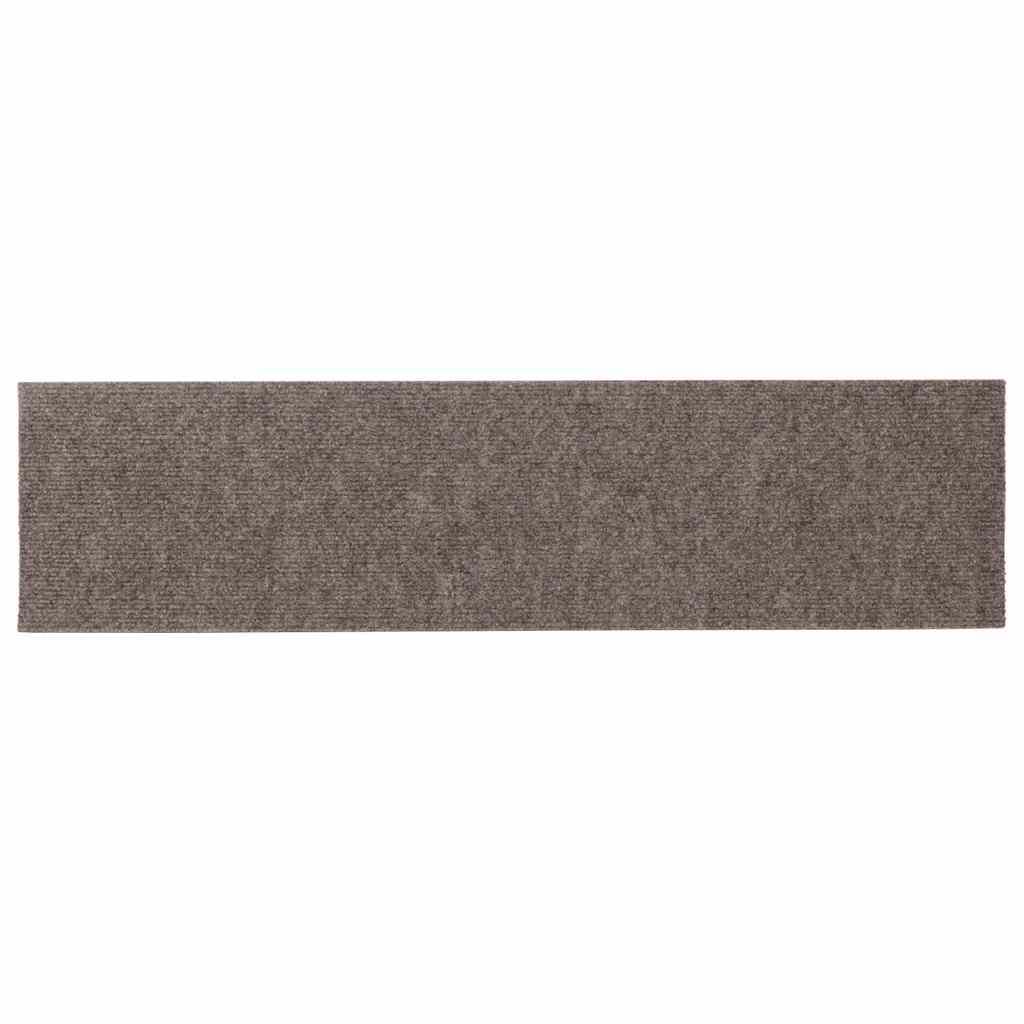 Tapis d'escalier auto-adhésifs 30 pcs crème 76x20 cm