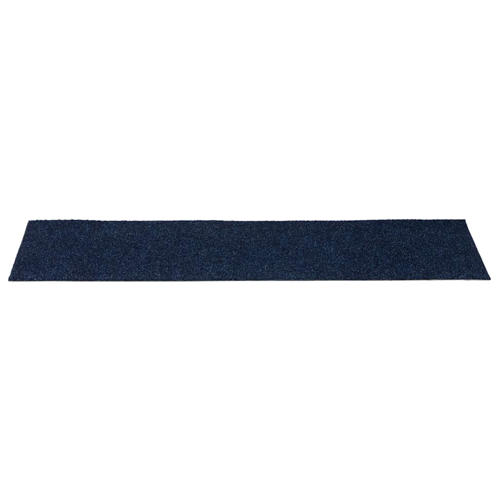 Tapis d'escalier auto-adhésifs 30 pcs bleu 76x20 cm