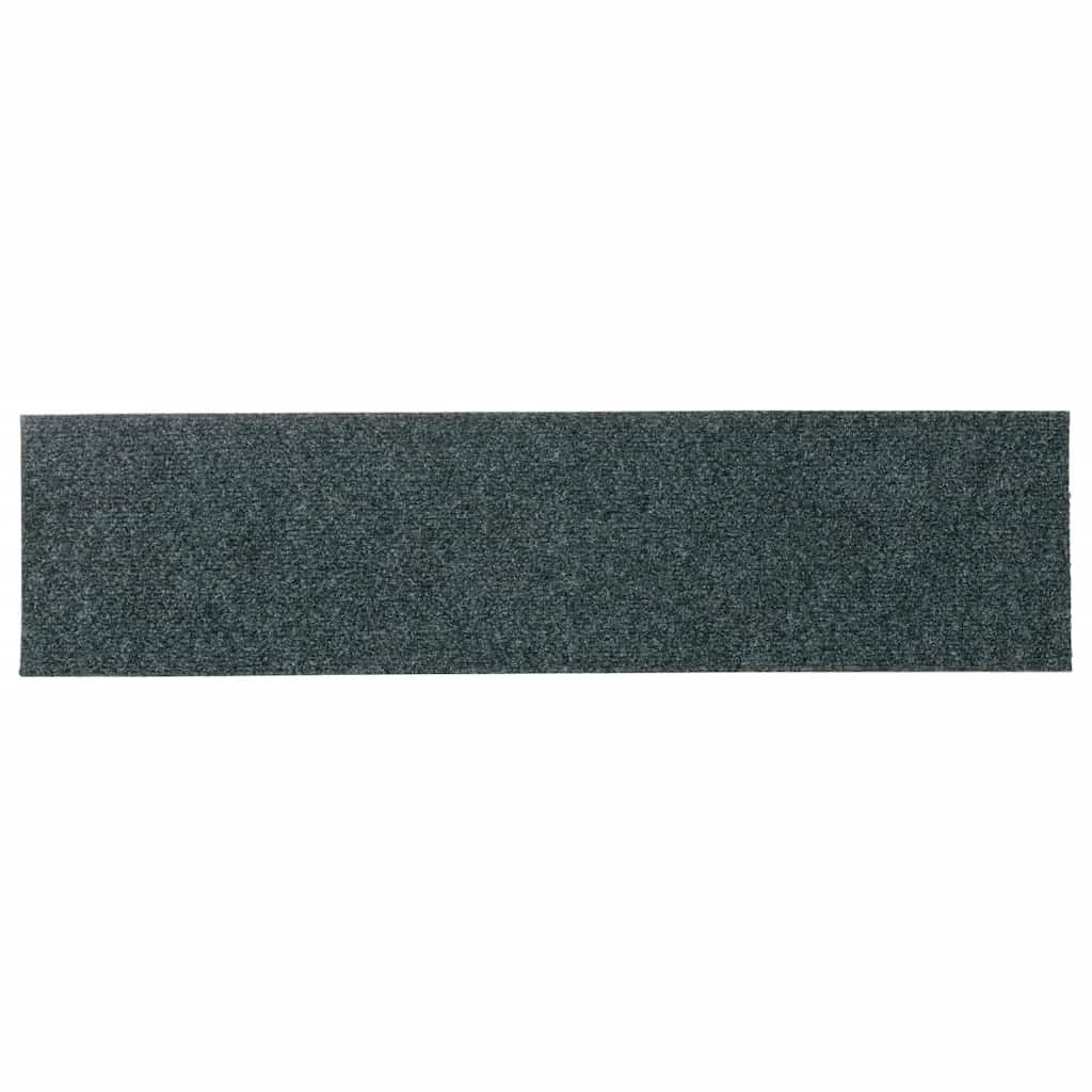 Tapis d'escalier auto-adhésifs 30 pcs vert 76x20 cm