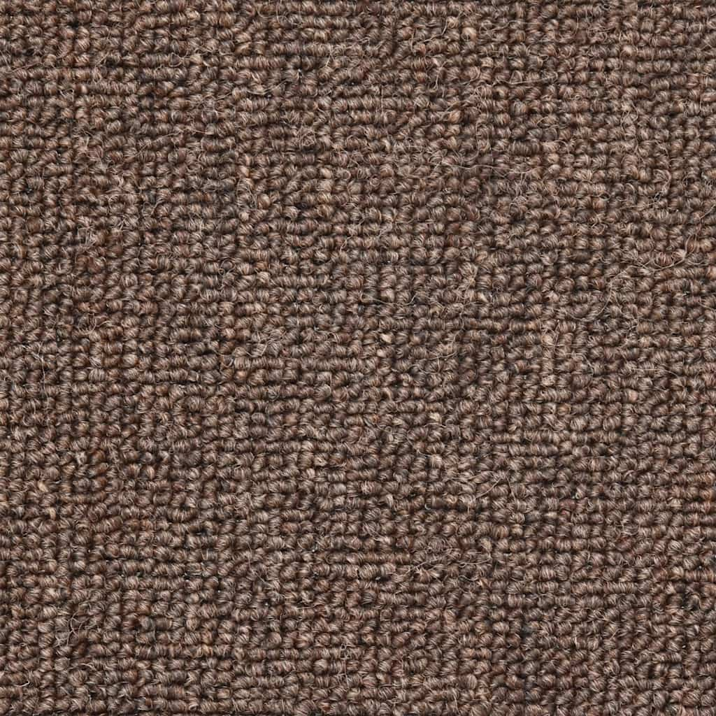 Tapis d'escalier 30 pcs marron café 56x17x3 cm