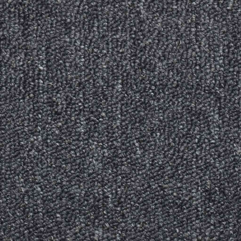 Tapis d'escalier 30 pcs gris foncé et bleu 56x17x3 cm