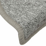 Tapis d'escalier 30 pcs gris clair 56x17x3 cm