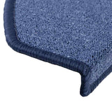 Tapis d'escalier 30 pcs bleu 65x24x4 cm