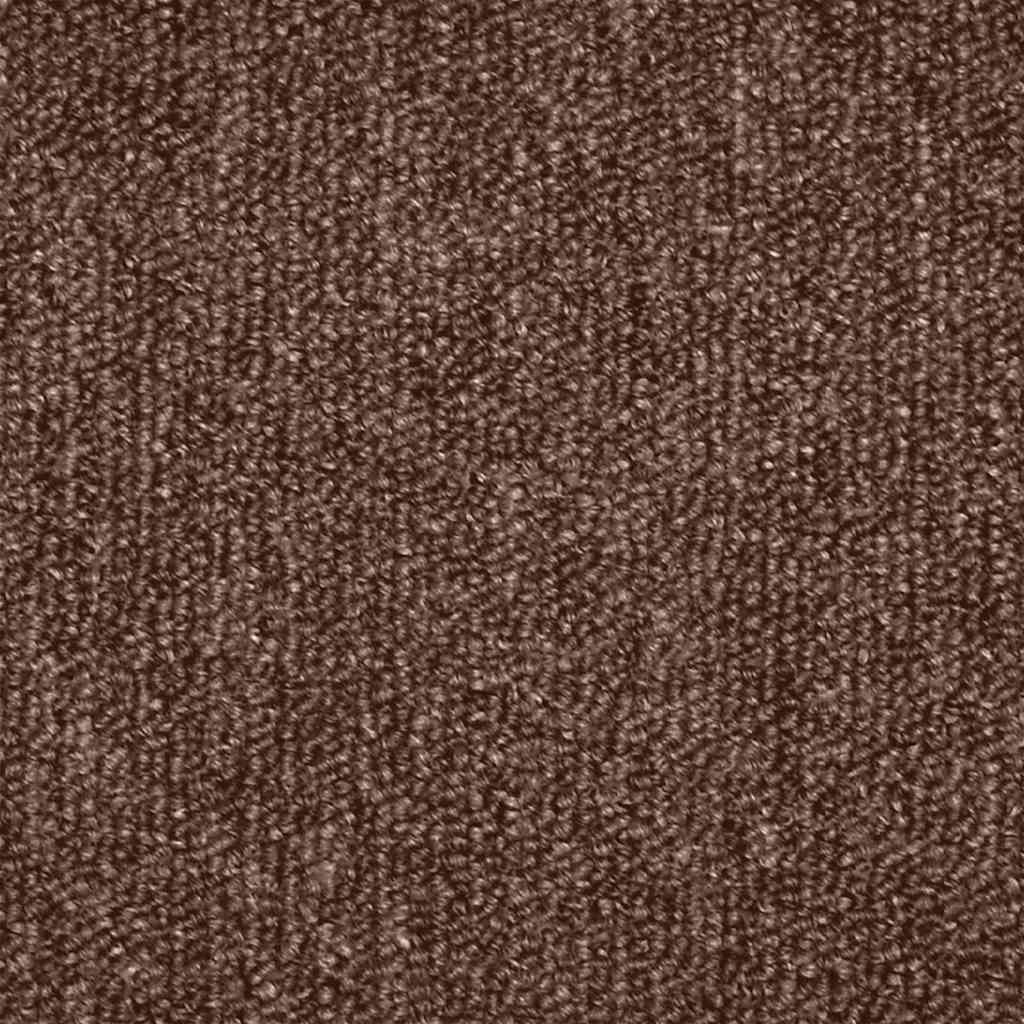 Tapis d'escalier 30 pcs marron 65x24x4 cm