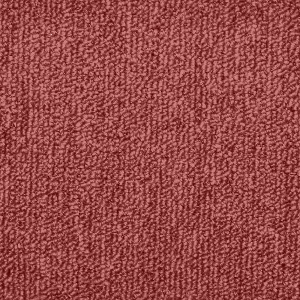 Tapis d'escalier 30 pcs rouge 65x24x4 cm