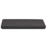 Tapis d'escalier 30 pcs 65x21x4 cm Anthracite