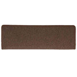 Tapis d'escalier 30 pcs 65x21x4 cm Marron