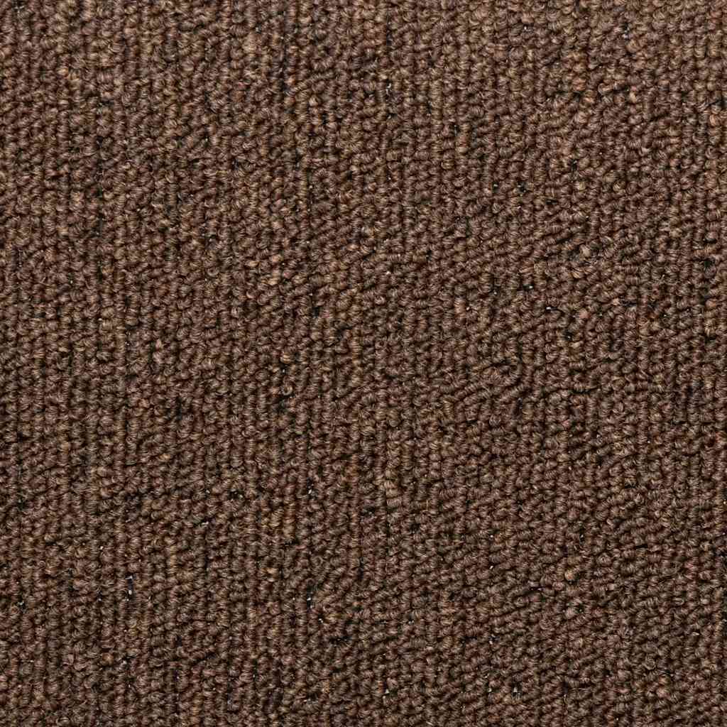 Tapis d'escalier 30 pcs 65x21x4 cm Marron