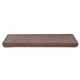 Tapis d'escalier 30 pcs 65x21x4 cm Marron