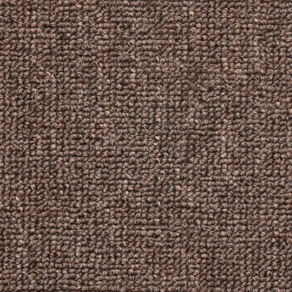 Tapis d'escalier 20 pcs marron café 56x17x3 cm