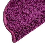 Tapis d'escalier 30 pcs violet 56x17x3 cm