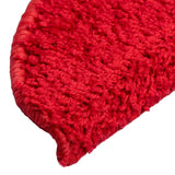 Tapis d'escalier 30 pcs rouge 56x17x3 cm