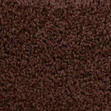 Tapis d'escalier 30 pcs marron 65x21x4 cm