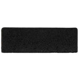 Tapis d'escalier 30 pcs 65x21x4 cm Noir