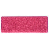 Tapis d'escalier 30 pcs 65x21x4 cm rose