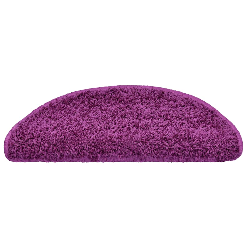 Tapis d'escalier 20 pcs violet 65x21x4 cm