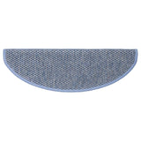 Tapis d'escalier autocollants 30 pcs 56x17x3 cm bleu