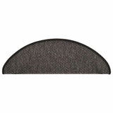 Tapis d'escalier autocollants 30 pcs 65x21x4 cm anthracite