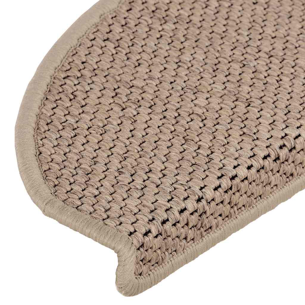 Tapis d'escalier autocollants 30 pcs 65x21x4 cm sable