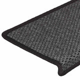 Tapis d'escalier autocollants 30 pcs 65x21x4 cm anthracite