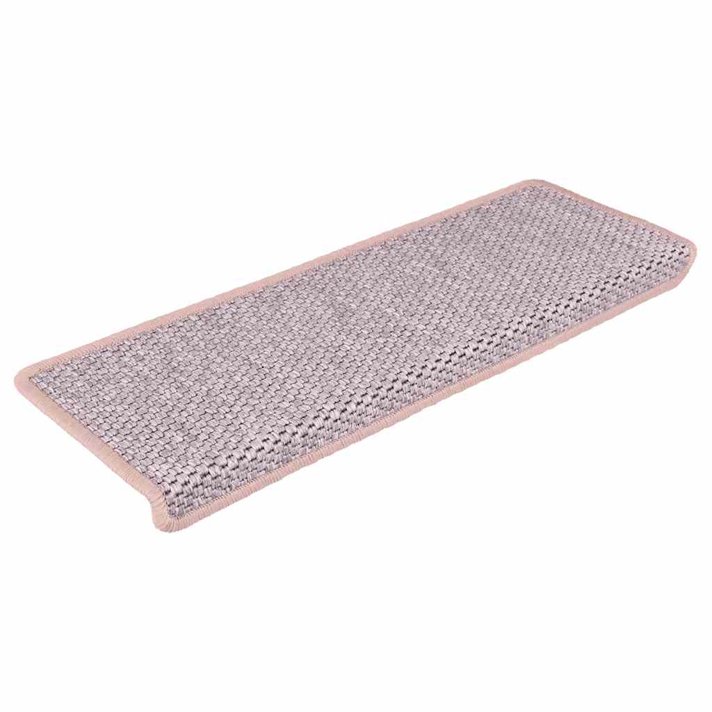 Tapis d'escalier autocollants 30 pcs 65x21x4 cm rouge