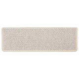 Tapis d'escalier autocollants 30 pcs 65x21x4 cm crème