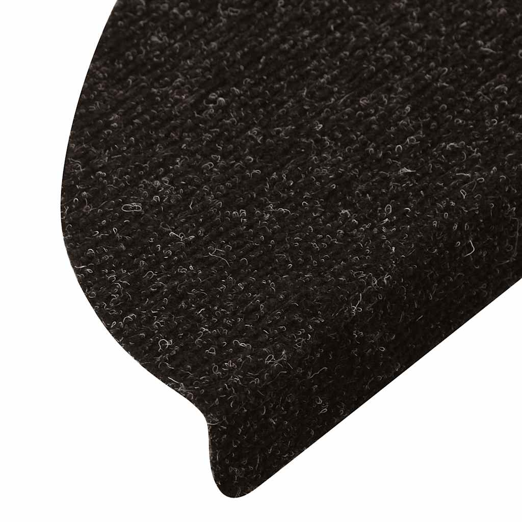 Tapis d'escalier auto-adhésifs 20 pcs anthracite 56x17x3 cm