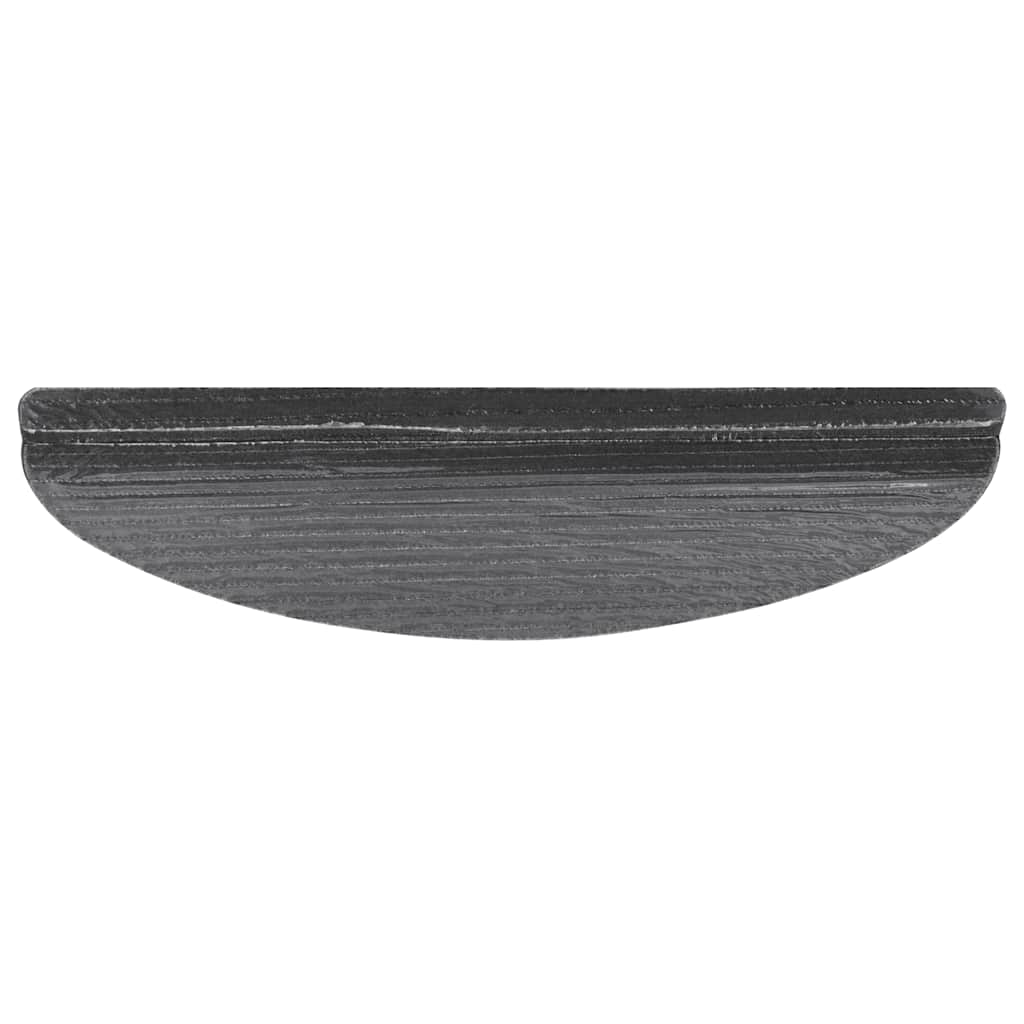 Tapis d'escalier auto-adhésifs 30 pcs anthracite 56x17x3 cm