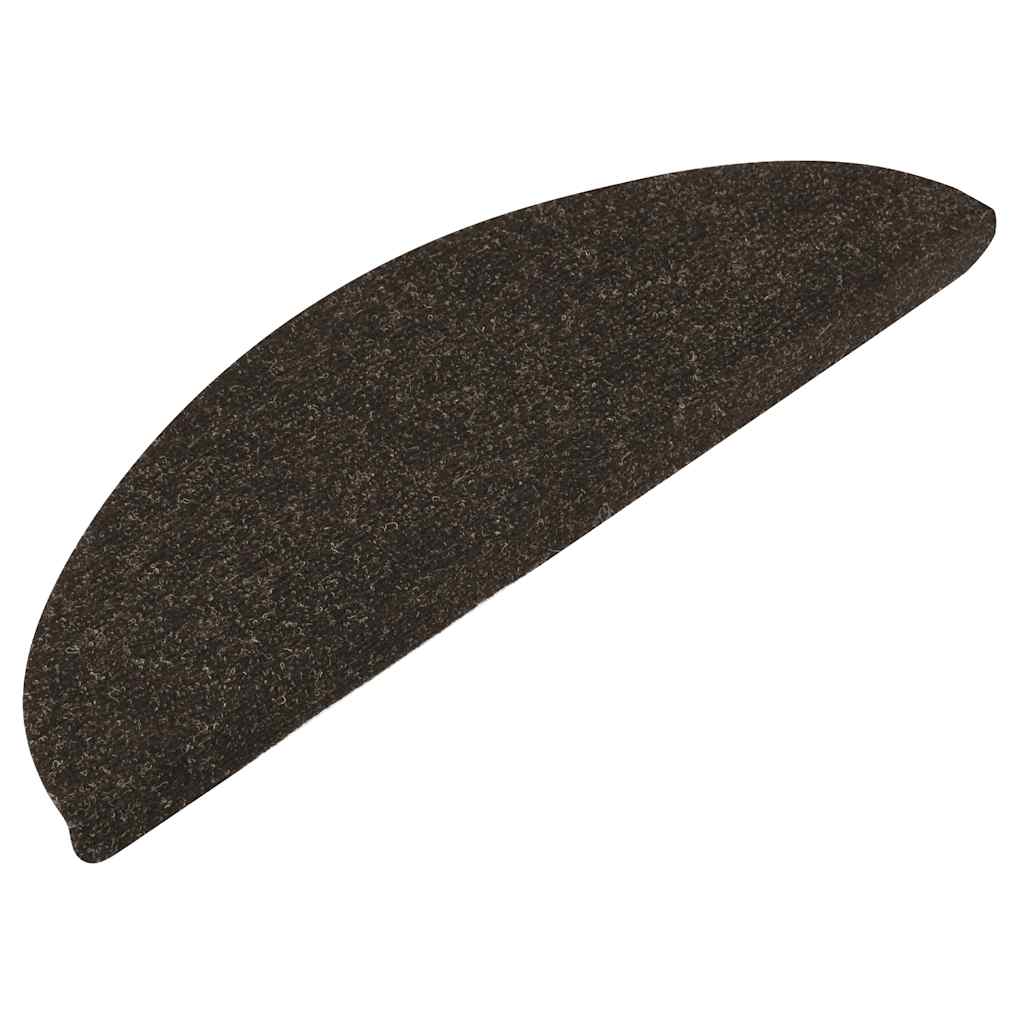 Tapis d'escalier auto-adhésifs 20 pcs anthracite 65x22,5x3,5 cm