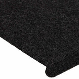 Tapis d'escalier auto-adhésifs 30 pcs noir 65x24,5x3,5 cm